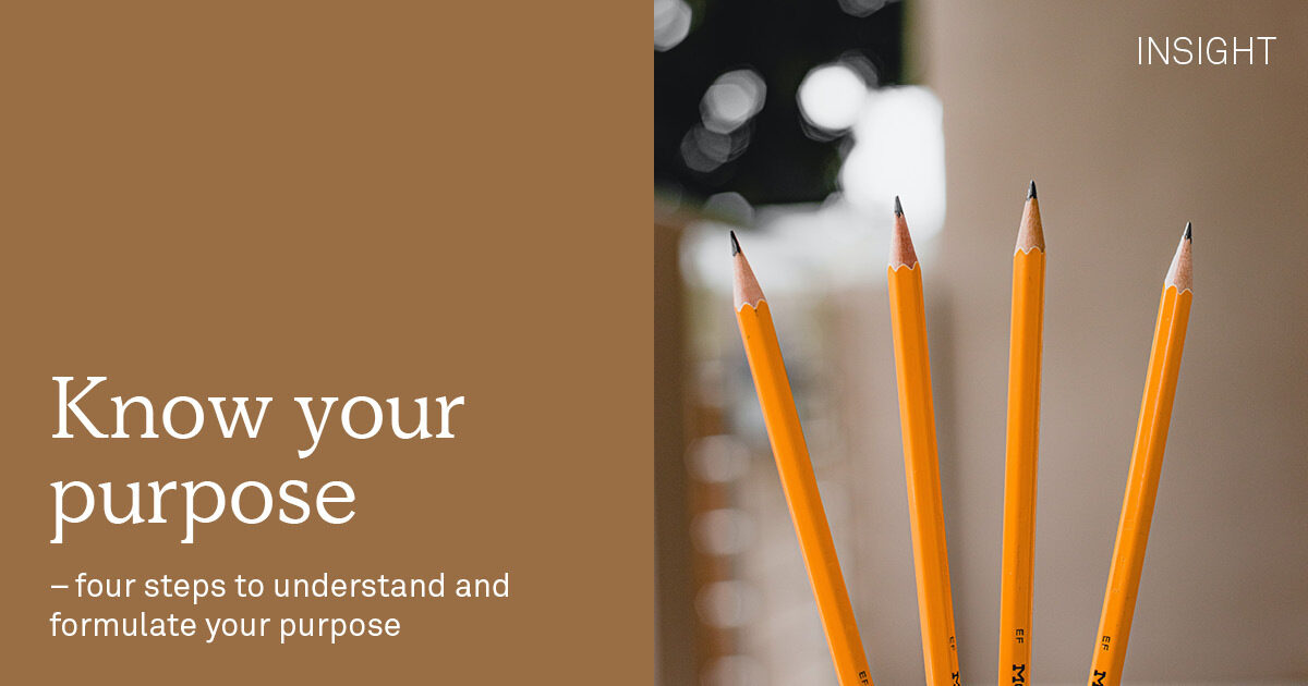 Purpose leads to happiness, resilience and business | Implement